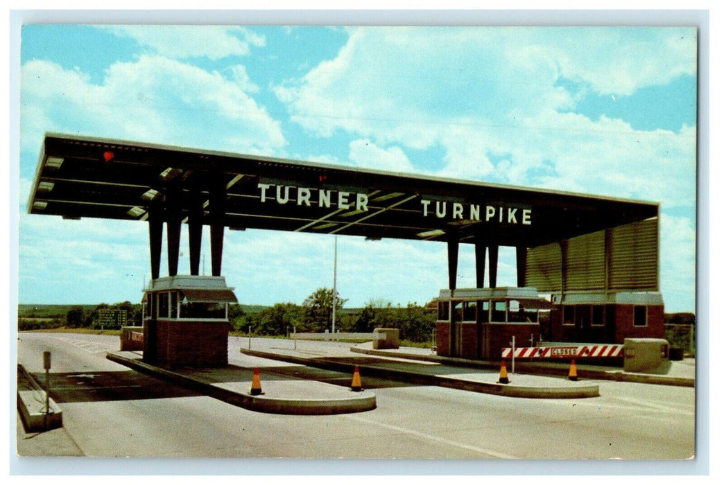 Entrance To The Turner Turnpike Oklahoma City Oklahoma OK Vintage Postcard