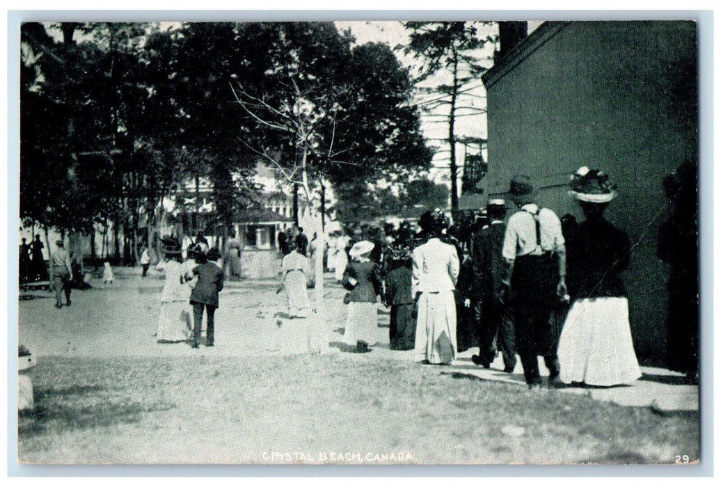 c1940's Crystal Beach Canada Postcard The Lake Erie Excursion Co. Postcard