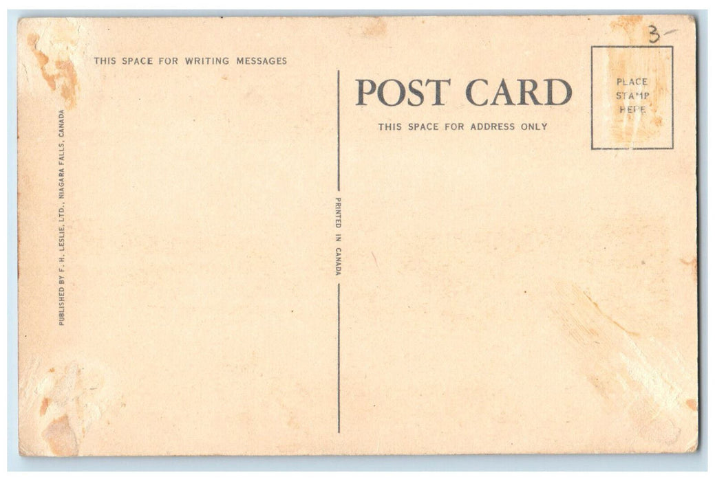 c1950's Crystal Beach Park from Pier, Amusement Rides, Ontario Canada Postcard