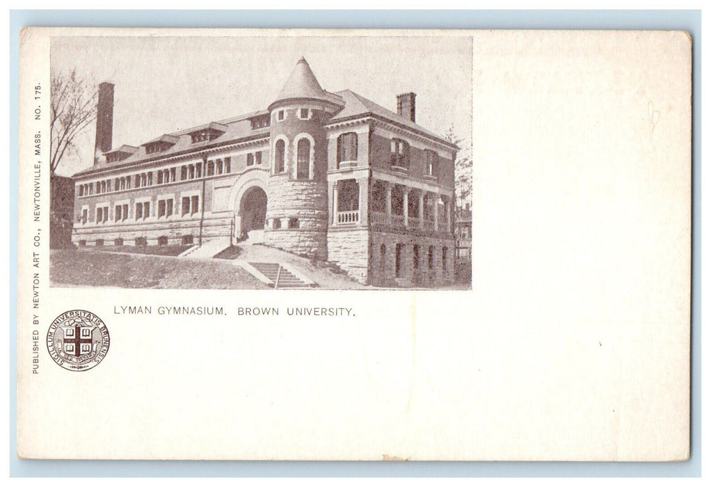 c1900s Lyman Gymnasium, Brown University Providence RI Unposted PMC Postcard