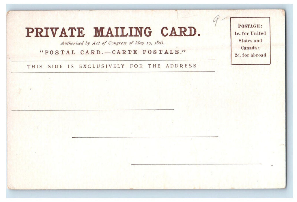 c1900s Lyman Gymnasium, Brown University Providence RI Unposted PMC Postcard