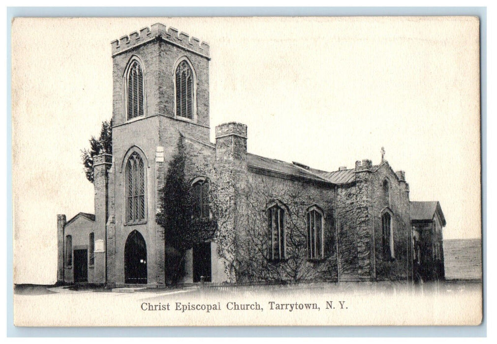 c1910's Christ Episcopal Church Tarrytown New York NY Unposted Antique Postcard