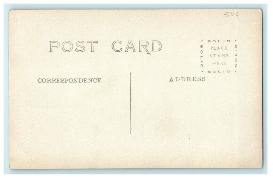 c1910 Apple River Looking East Hanover Illinois IL Amateur RPPC Photo Postcard