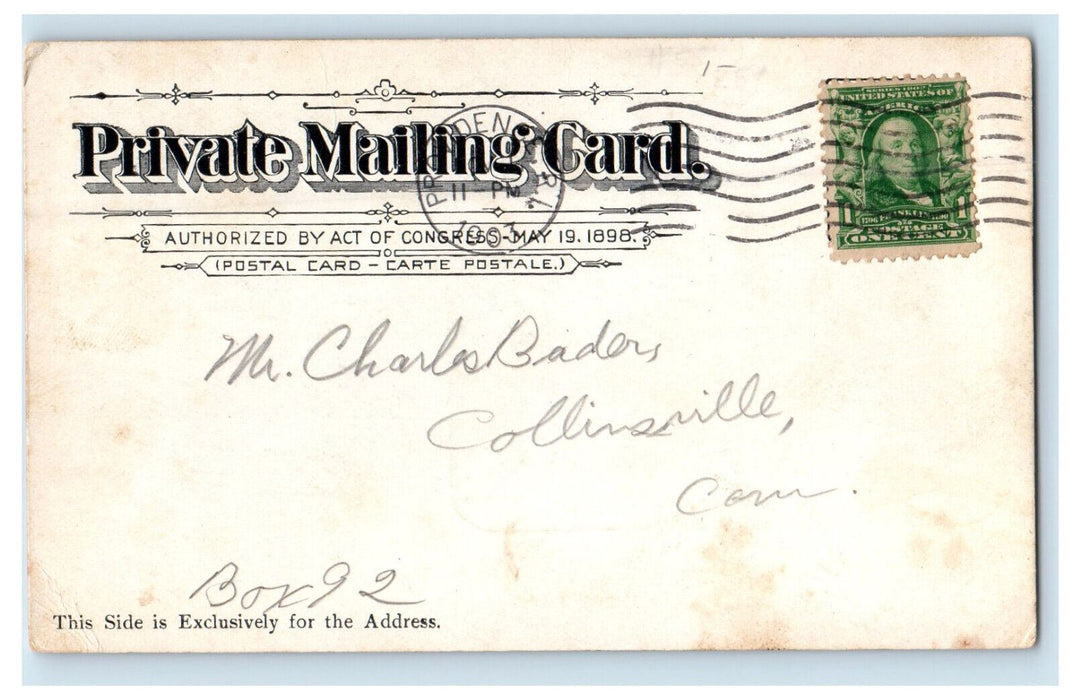 1903 State House Providence Rhode Island RI Antique Posted PMC Postcard
