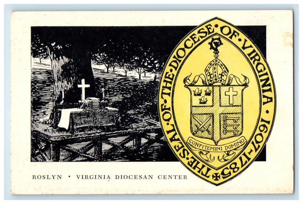 c1910 Roslyn Virginia Diocesan Center Virginia VA Unposted Antique Postcard