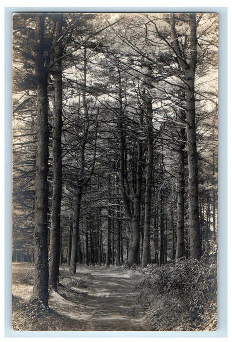 c1910's View Of North Woodstock Maryland MA RPPC Photo Antique Postcard