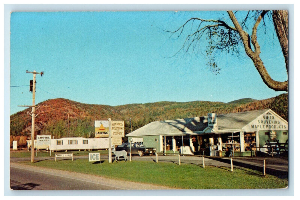 c1950s Rays Vermont Gift Shop, Fairlee Vermont Vt Unposted Antique Postcard