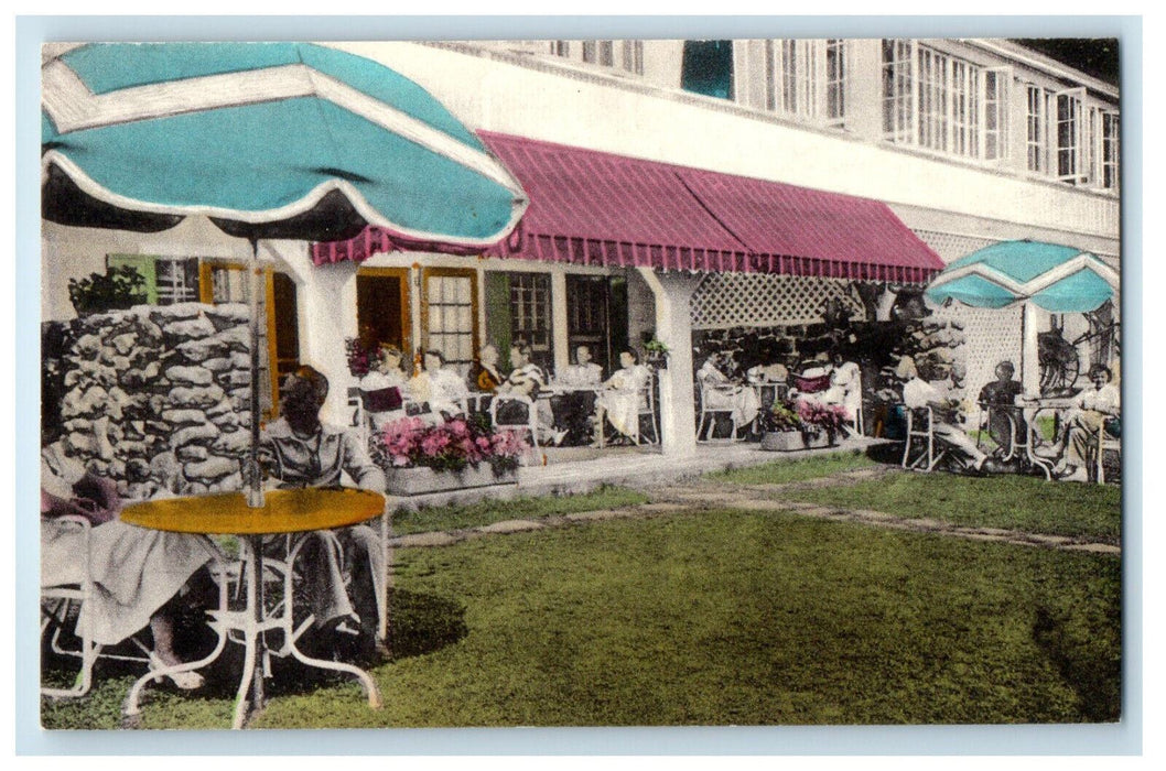 c1910s Mountain Top Club Chitlenden Vermont VT Hand Colored Postcard