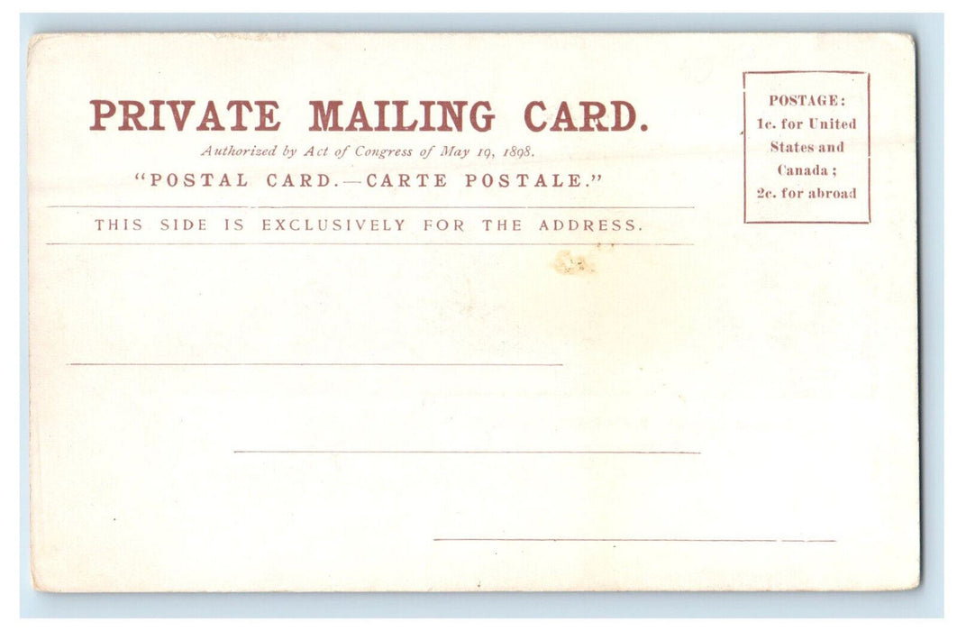 c1900s Middle Campus, Brown University Providence RI PMC Postcard