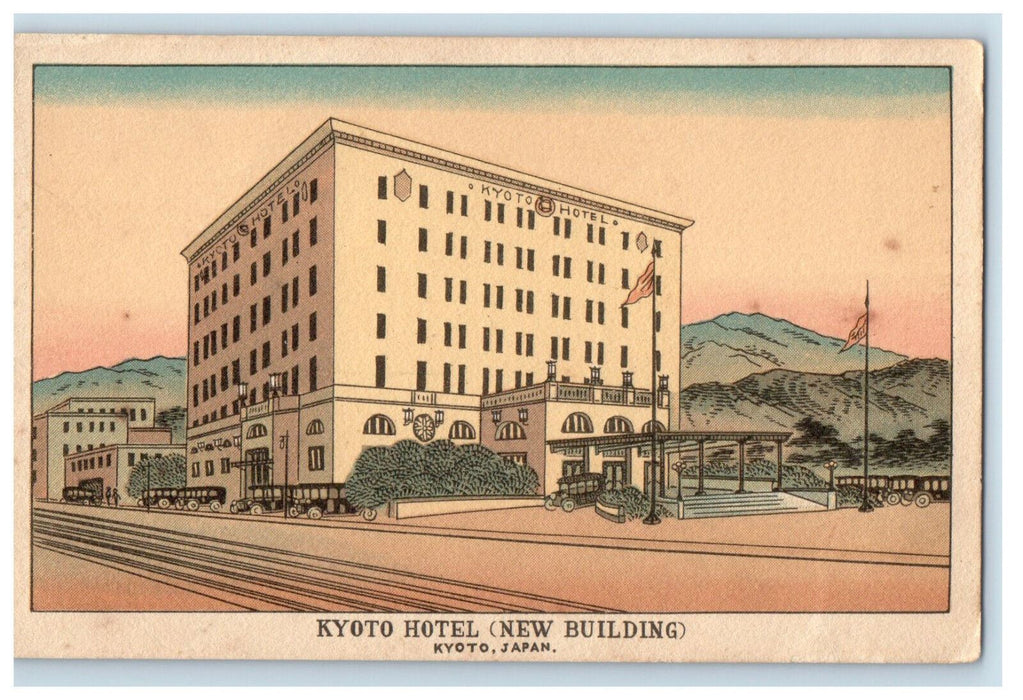 c1910 Kyoto Hotel (New Building) Kyoto Japan Unposted Antique Postcard