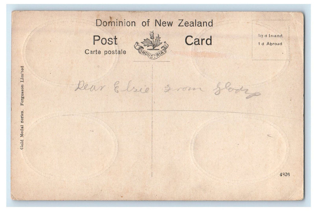 c1910s Multiview, Greetings from Christchurch New Zealand NZ Postcard