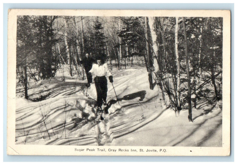 1944 Sugar Peak Trail, Gray Rocks Inn St. Jovite PQ Canada Vintage Postcard