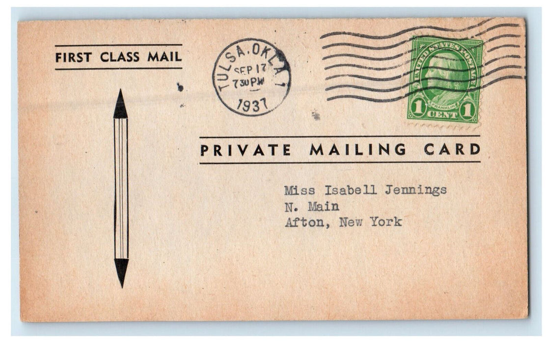 1937 H.F. Wilcox Wilcox Building Tulsa Oklahoma OK PMC Vintage Postcard