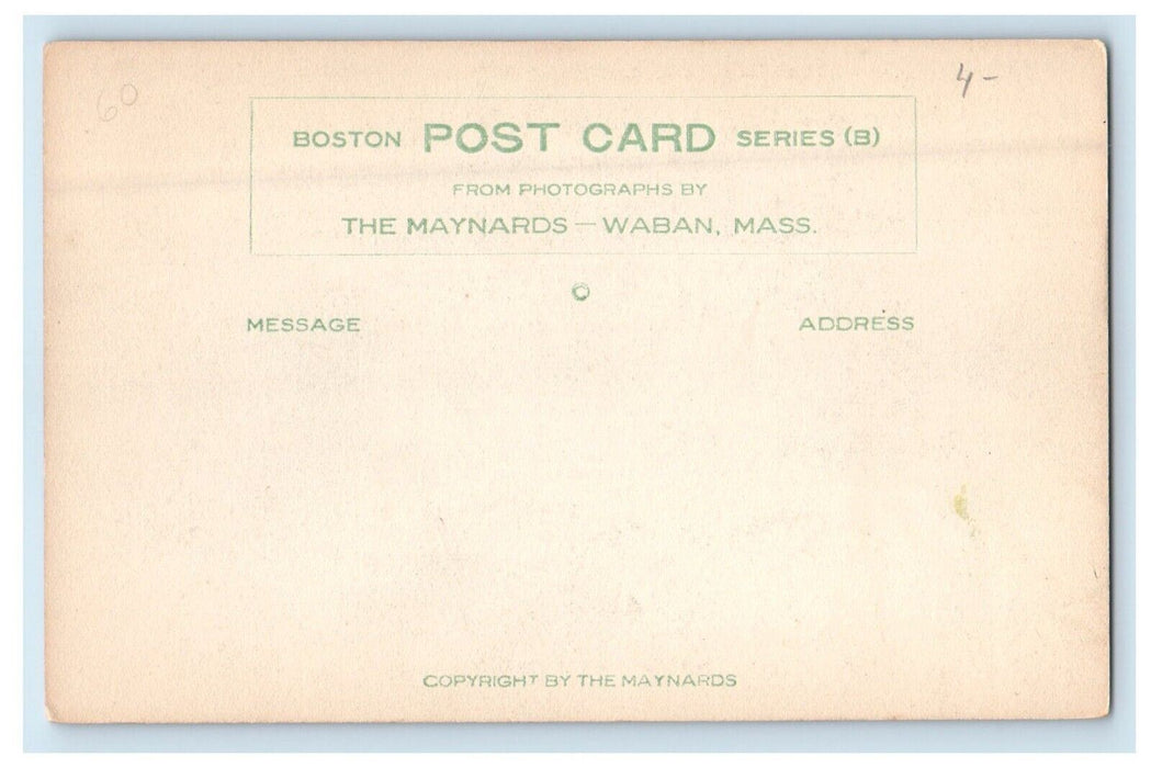 c1910's Park St. Church From The Granary Burying Ground MA Antique Postcard