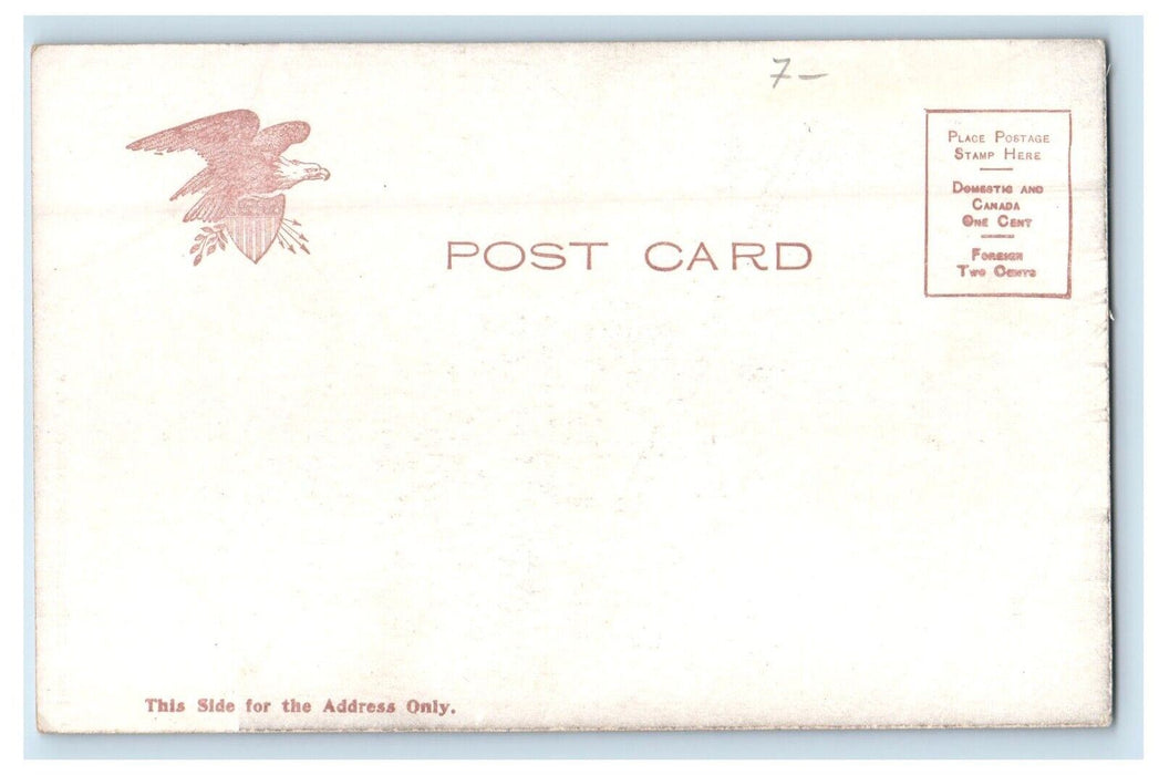 c1905 Elevated R.R. Train Railroad Curve At 110th Street New York NY Postcard