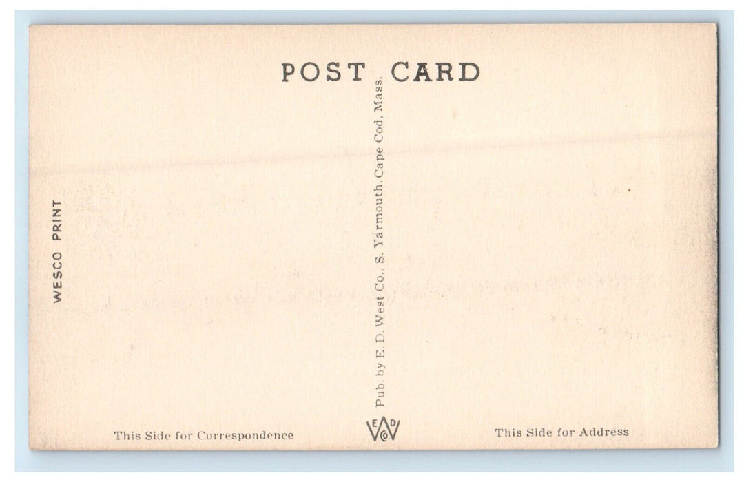 View Of Hearing Stream Boats East White Horse Beach Massachusetts MA Postcard