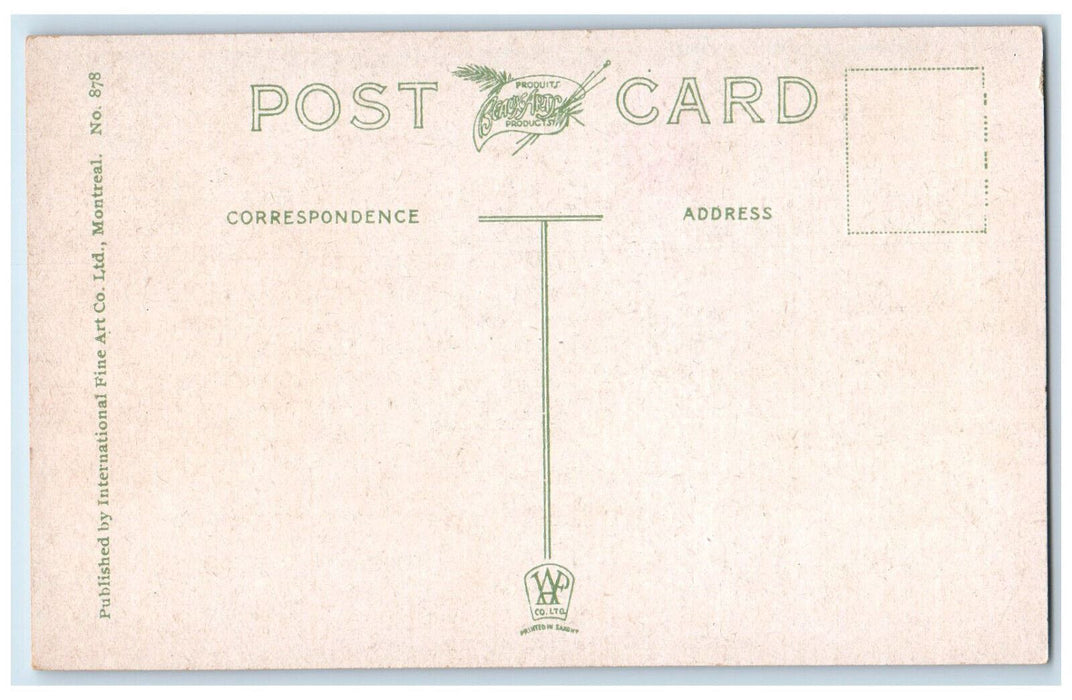 c1920's Sherbrooke St. West Montreal Quebec Canada Antique Postcard