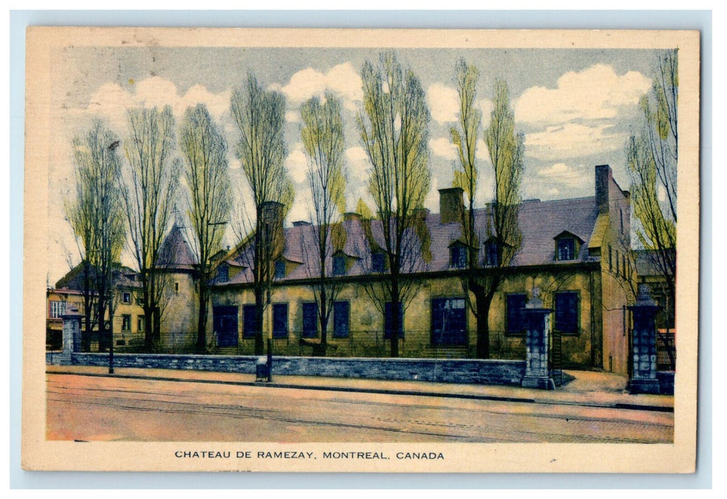 1932 Chateau De Ramezay Montreal PQ Canada Posted Antique Postcard