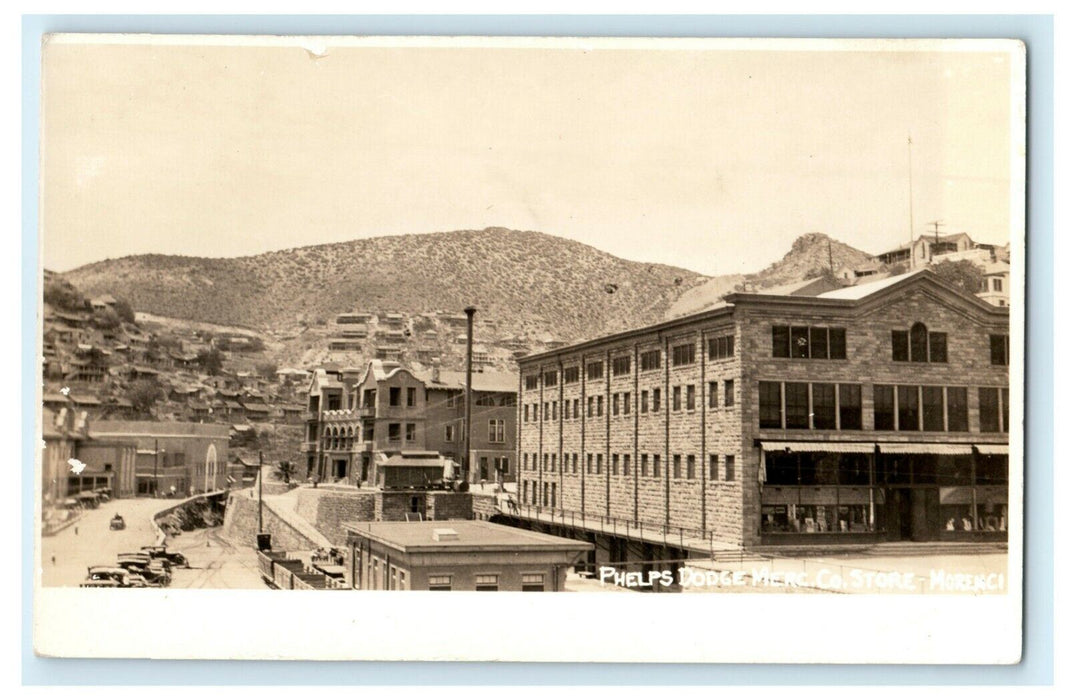 c1930 Phelps Dodge Merc. Store Morenci Arizona AZ RPPC Photo Antique Postcard