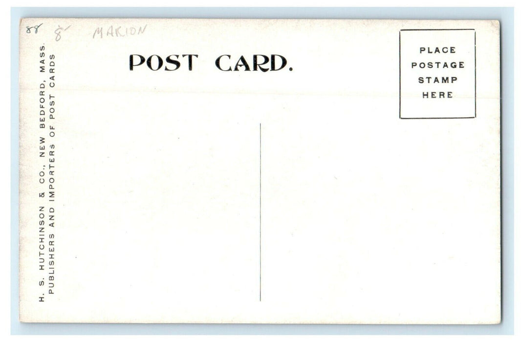 1913 Tabor Academy Building, Marion Massachusetts MA Antique Postcard