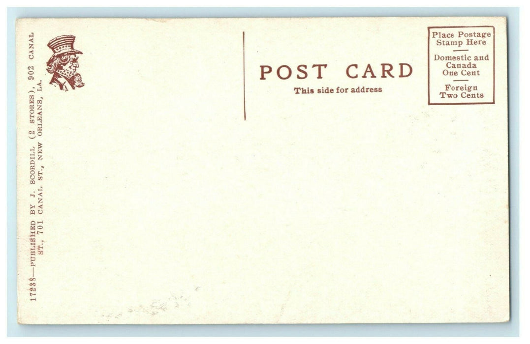 c1910 Sugar Cane Scene New Orleans Louisiana LA Unposted Antique Postcard
