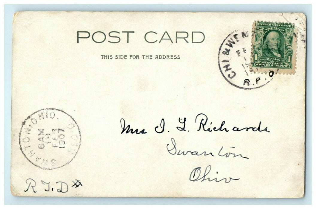 Marshall Field & Co. Retail Store Building Chicago Illinois Posted RPO Postcard