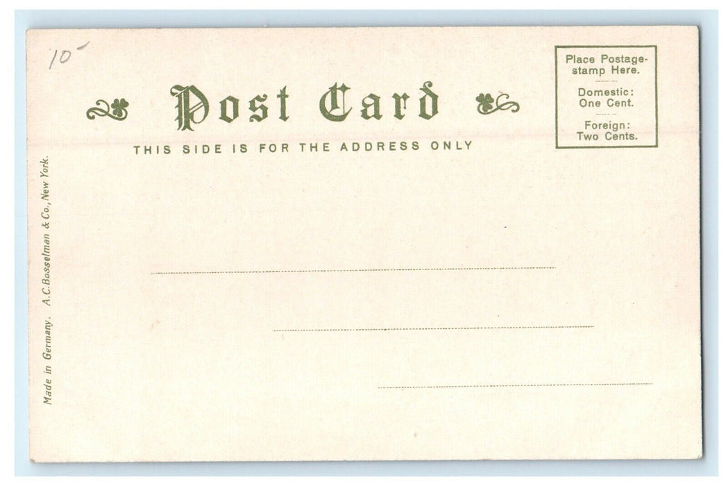 1906 Lawrence Light Guard Armory, Medford, Massachusetts MA Postcard