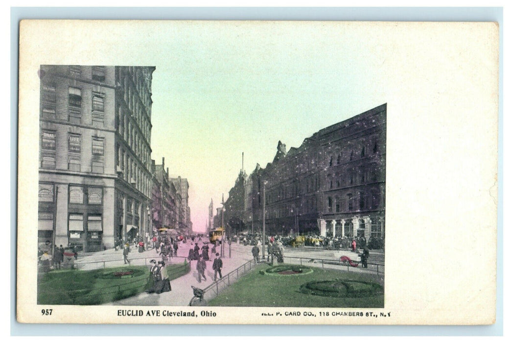 c1900 Euclid Ave. Cleveland Ohio OH Unposted PMC Antique Postcard