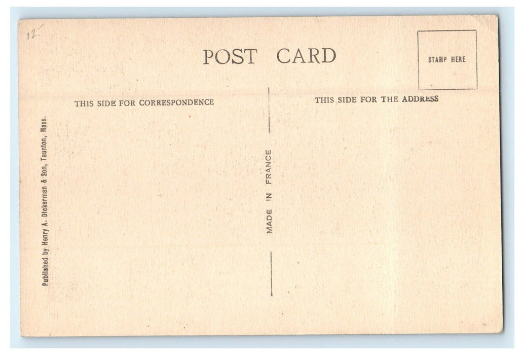 1912 A View of the Harbor, Marion Massachusetts MA Antique Postcard
