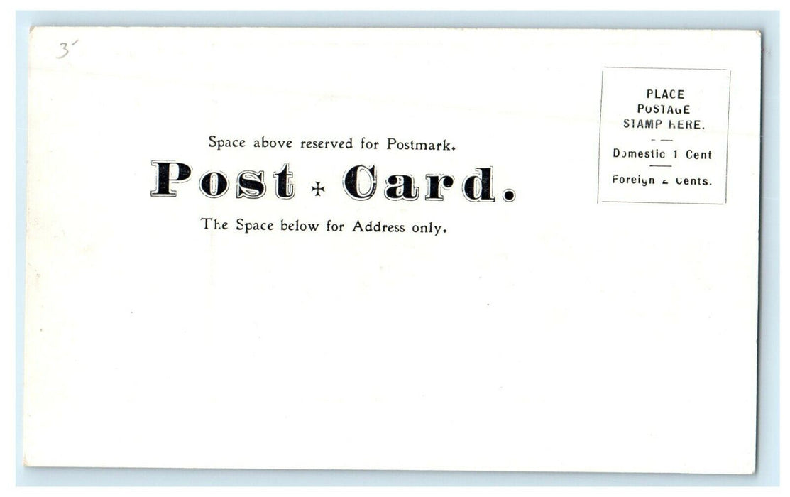 1907 Main Street in Stockbridge Massachusetts MA Antique Postcard