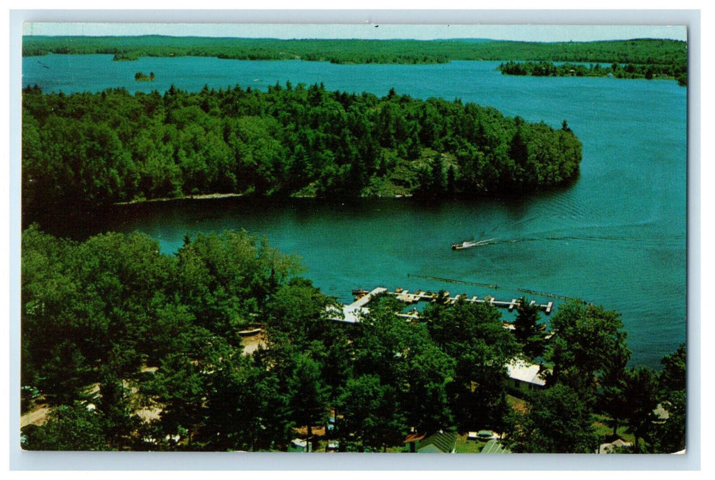 c1950s Mississagua Landing in Kawarthas Ontario Canada Vintage Posted Postcard