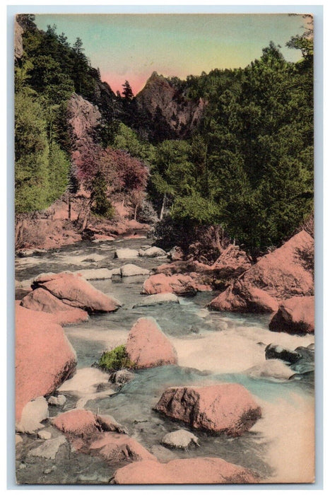 c1905 Loveland Canyon Leading Rocky Mountain National Park Colorado CO Postcard