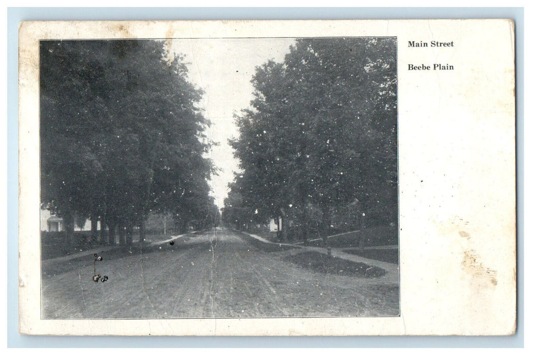 c1910 Main Street, Beebe Plain Quebec Canada CA Antique Posted Postcard