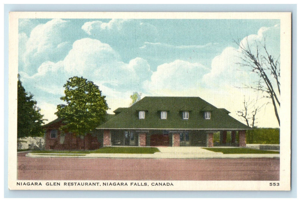 c1930s Niagara Glen Restaurant Niagara Falls Canada Unposted Antique Postcard