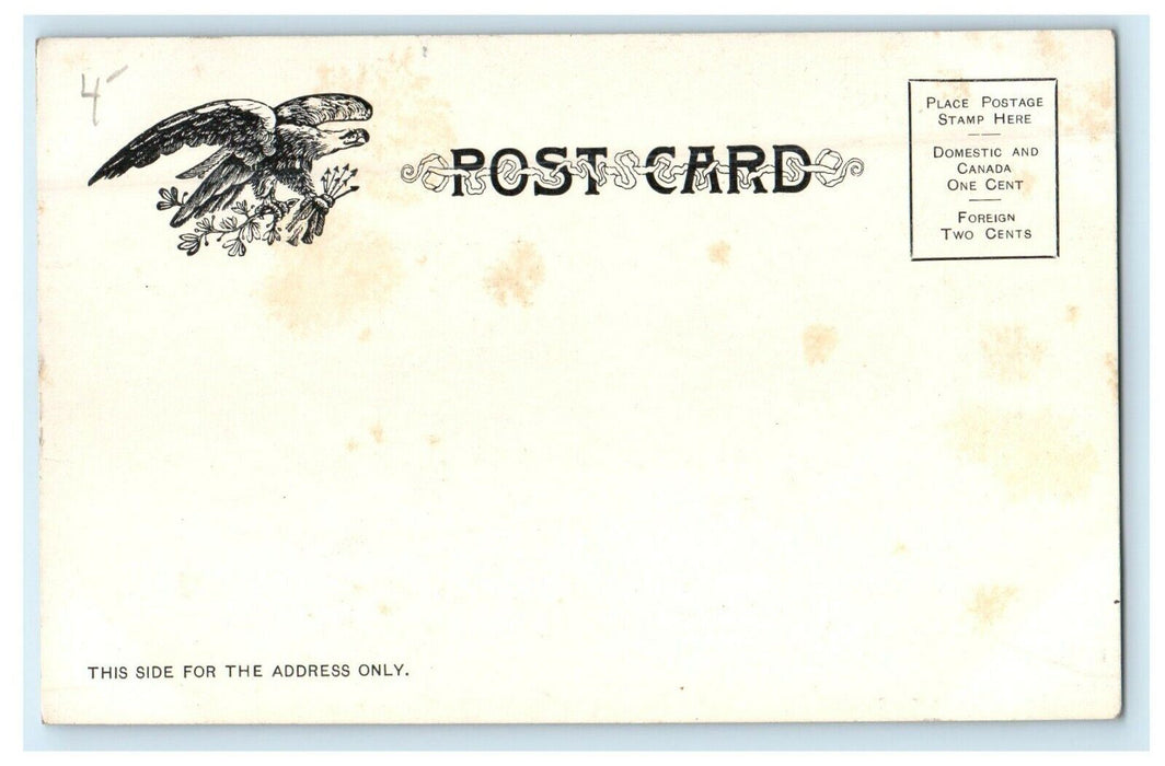 c1905 Opera House As Seen From Broad Street Claremont New Hampshire NH Postcard