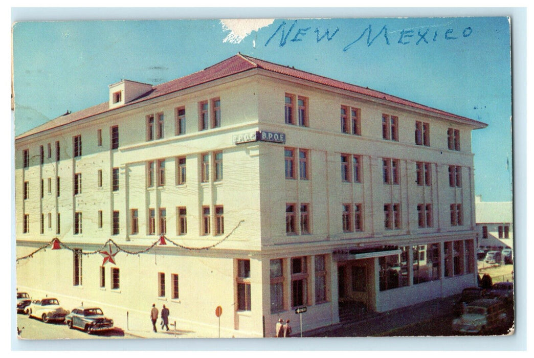 1952 Elk's Club New Mexico Albuquerque NM Posted Vintage Postcard