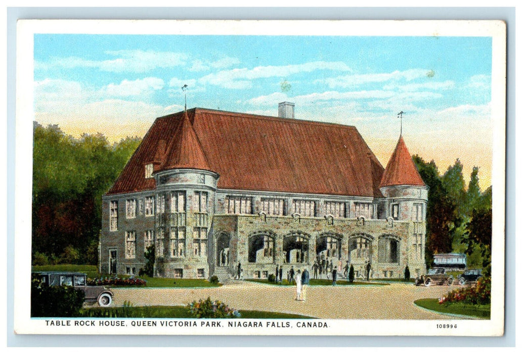 c1920s Table Rock House, Queen Victoria Park, Niagara Falls Canada Postcard
