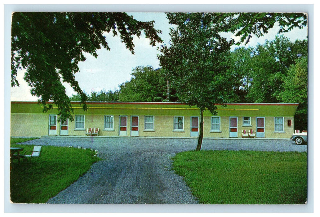 c1950s Moulin Rouge Motel Welland Ontario Canada CA Vintage Postcard