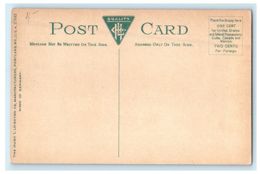 c1910 First Baptist Church Malden Massachusetts MA Unposted Postcard