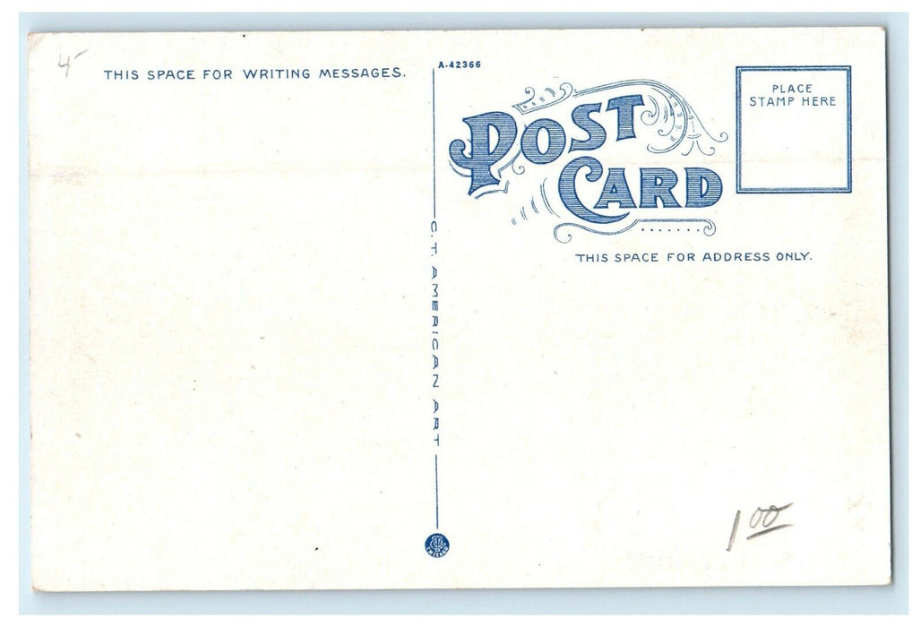 First Baptist Church Street View Malden Massachusetts MA Unposted Postcard