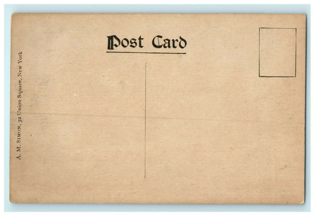 Rare c1910 Pubic School Titusville New Jersey Unposted Antique Postcard