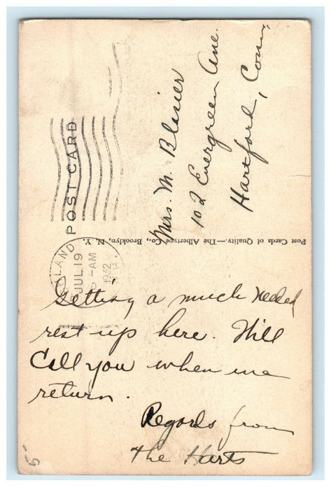 1932 The Holderness Inn, Holderness, New Hampshire NH Vintage Posted Postcard