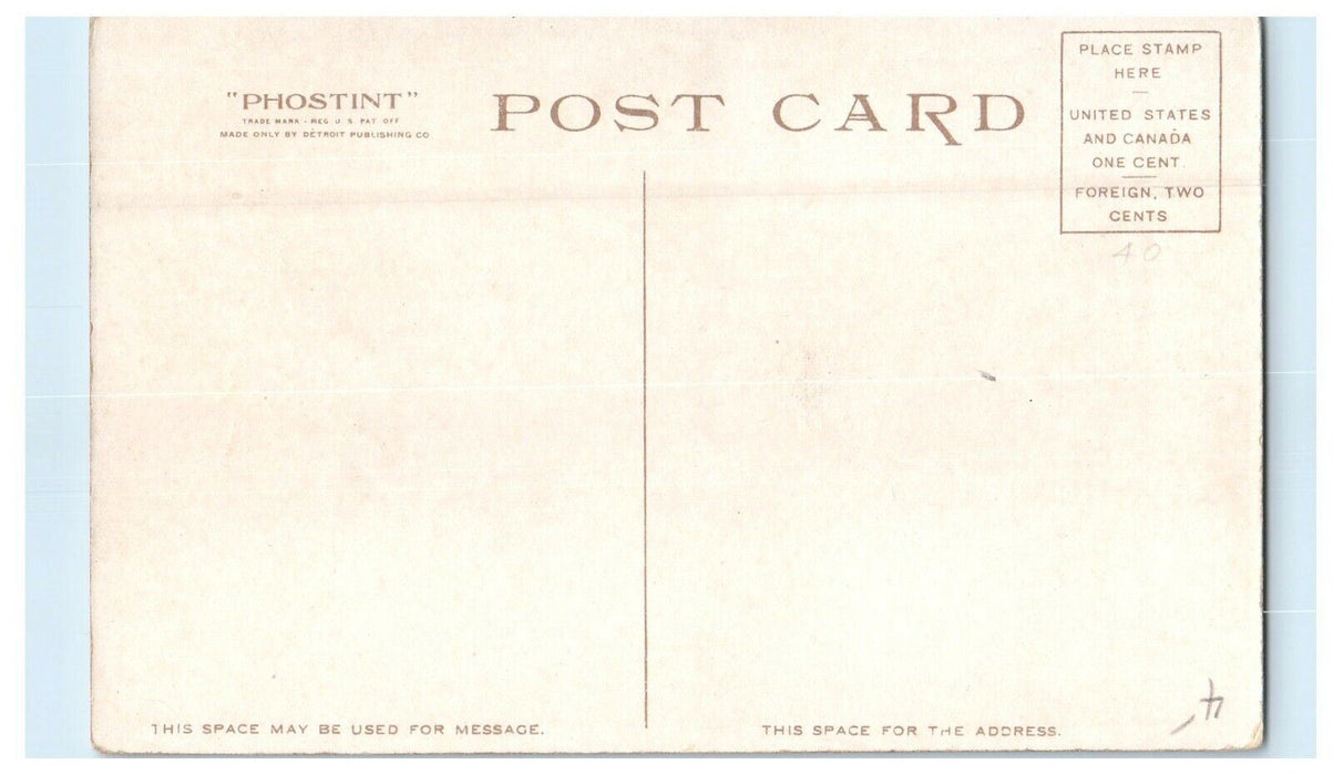 1912 The Children's Chimes, Stockbridge Massachusetts MA Phostint Postcard