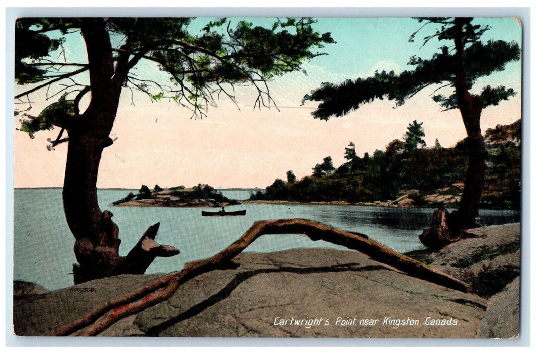c1905 Cartwright's Point Near Kingston Canada Unposted Antique Postcard