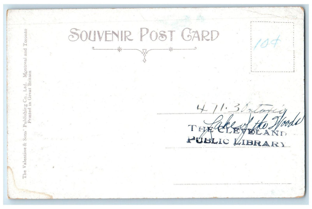 c1905 Among the 10,000 Islands Lake of the Woods Ontario Canada Postcard
