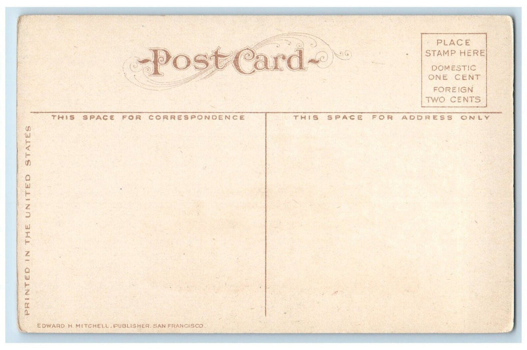 1910 US Battleship Nebraska Officers Men Main Battery Steamer World War Postcard