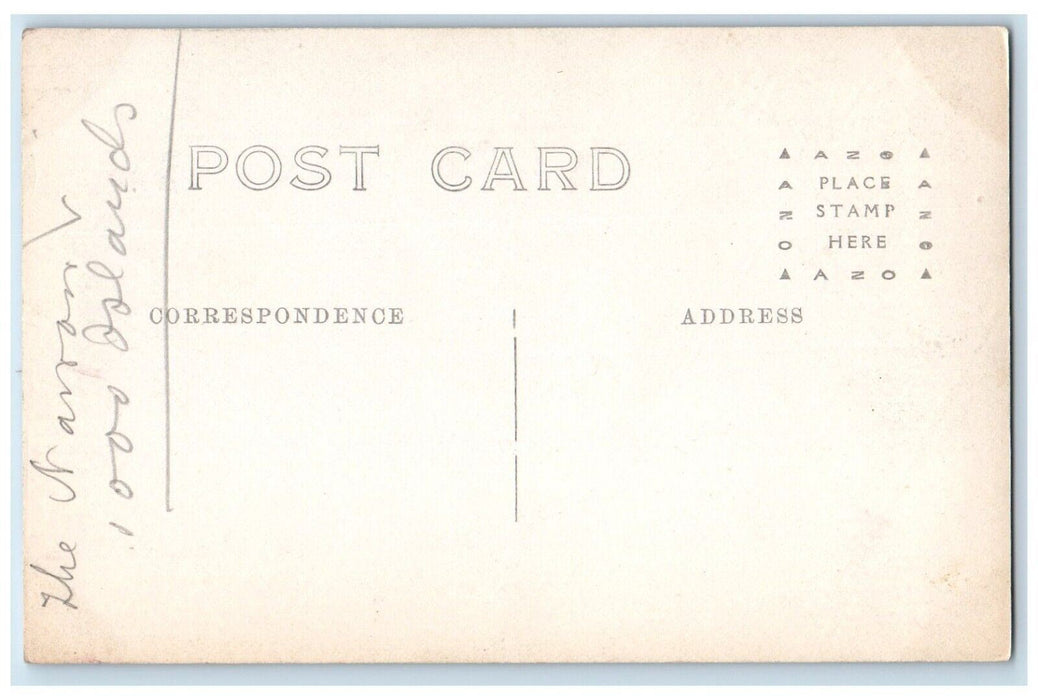 c1910's Eel Bay The Narrows Rowboat Thousand Island NY RPPC Photo Postcard