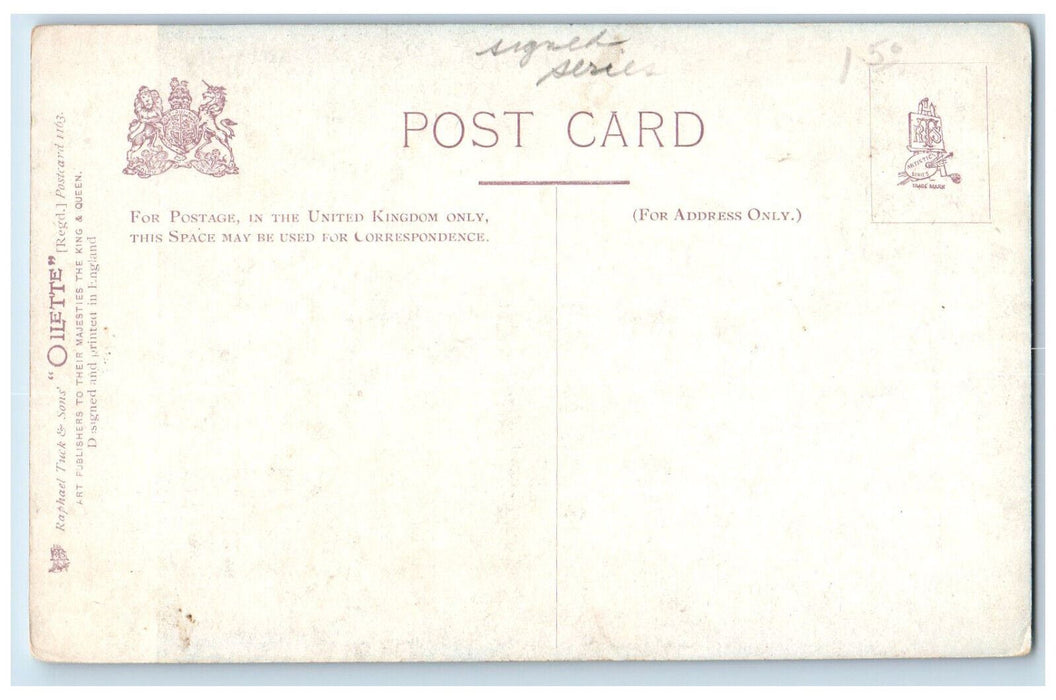 c1910 In Dickens Land Maidstone England Oilette Tuck Art Antique Postcard