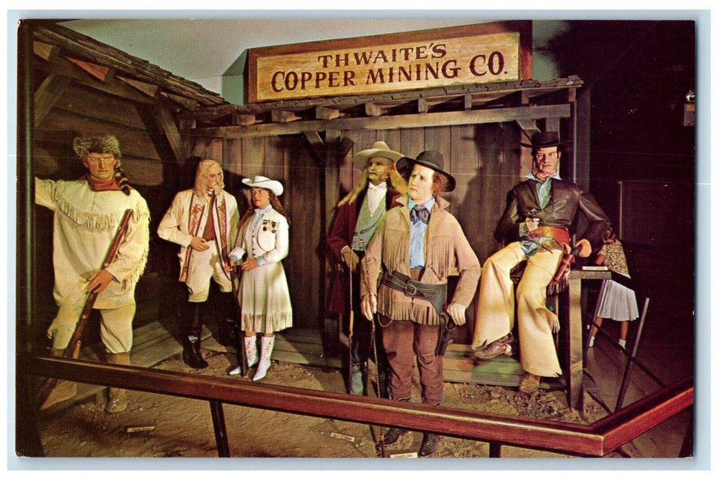 c1960 American Heritage Wax Museum Lawmen Scottsdale Arizona AZ Petley Postcard