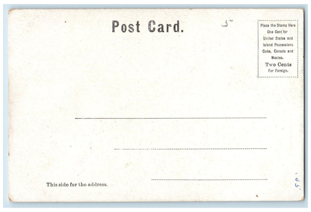 c1905 Essex County Court House Exterior Building Lawrence Massachusetts Postcard